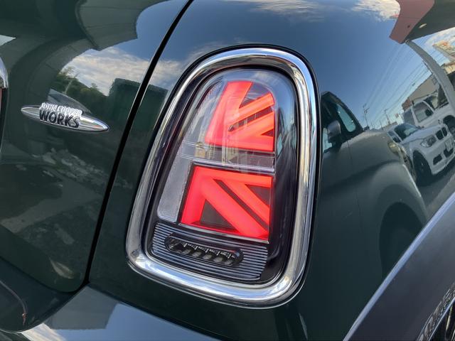 MINI ジョンクーパWワールドチャンピオンシップ50 国内限定10台 6MT R56 限定色コンナットグリーン サイン入りボンネットストライプ レザーシート JCW専用エアロ 専用17インチAW アルカンターラステアリング ETC レーダー探知機(50枚目)