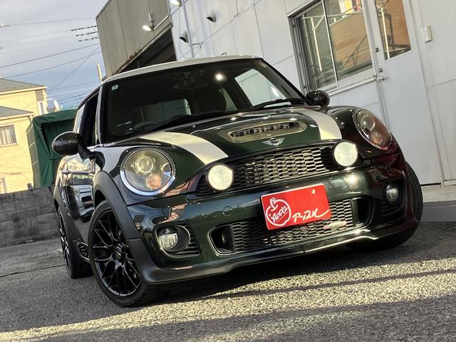 MINI ジョンクーパWワールドチャンピオンシップ50 国内限定10台 6MT R56 限定色コンナットグリーン サイン入りボンネットストライプ レザーシート JCW専用エアロ 専用17インチAW アルカンターラステアリング ETC レーダー探知機(64枚目)