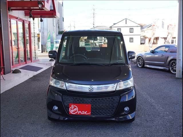 パレットＳＷ ＴＳ　禁煙車　ターボ車　両側パワースライド　ＳＤナビゲーション　フルセグＴＶ　Ｂｌｕｅｔｏｏｔｈ　ＨＩＤライト　スマートキー　フォグ　ＥＴＣ　純正１４アルミ　オートライト　オートエアコン　ウィンカーミラー（2枚目）