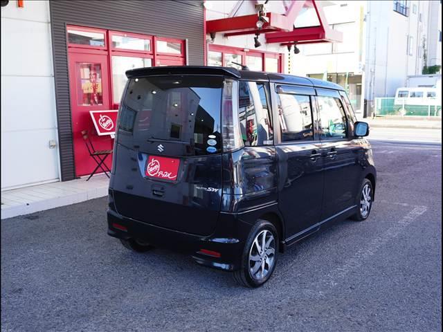 パレットＳＷ ＴＳ　禁煙車　ターボ車　両側パワースライド　ＳＤナビゲーション　フルセグＴＶ　Ｂｌｕｅｔｏｏｔｈ　ＨＩＤライト　スマートキー　フォグ　ＥＴＣ　純正１４アルミ　オートライト　オートエアコン　ウィンカーミラー（3枚目）