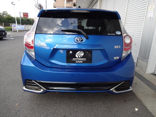 アクア G G’s 純正ナビ CD DVD フルセグ Bluetooth バックカメラ スマートキー プッシュスタート オートエアコン 電動格納ミラー LEDヘッドライト G’S専用17インチアルミ(3枚目)