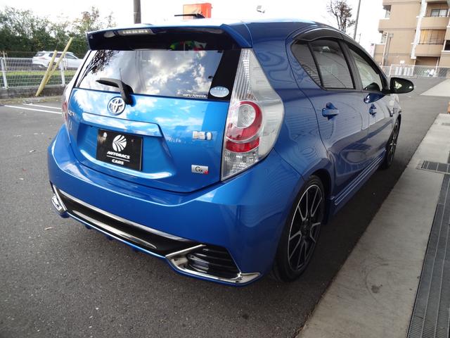 アクア G G’s 純正ナビ CD DVD フルセグ Bluetooth バックカメラ スマートキー プッシュスタート オートエアコン 電動格納ミラー LEDヘッドライト G’S専用17インチアルミ(8枚目)