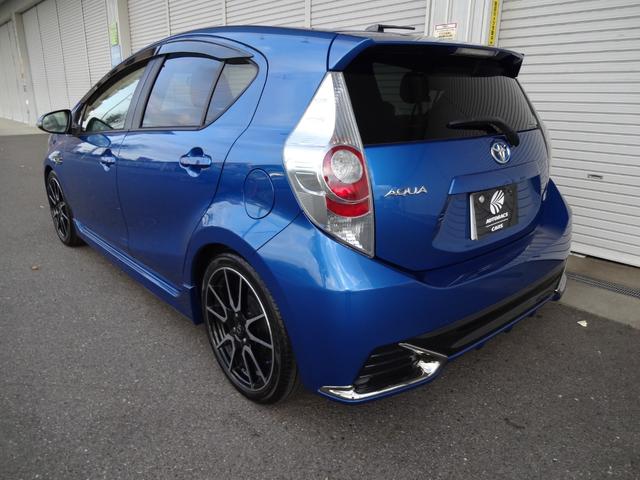 アクア G G’s 純正ナビ CD DVD フルセグ Bluetooth バックカメラ スマートキー プッシュスタート オートエアコン 電動格納ミラー LEDヘッドライト G’S専用17インチアルミ(9枚目)