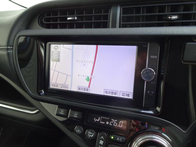 アクア G G’s 純正ナビ CD DVD フルセグ Bluetooth バックカメラ スマートキー プッシュスタート オートエアコン 電動格納ミラー LEDヘッドライト G’S専用17インチアルミ(10枚目)