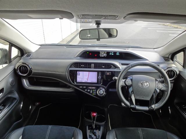 アクア G G’s 純正ナビ CD DVD フルセグ Bluetooth バックカメラ スマートキー プッシュスタート オートエアコン 電動格納ミラー LEDヘッドライト G’S専用17インチアルミ(16枚目)