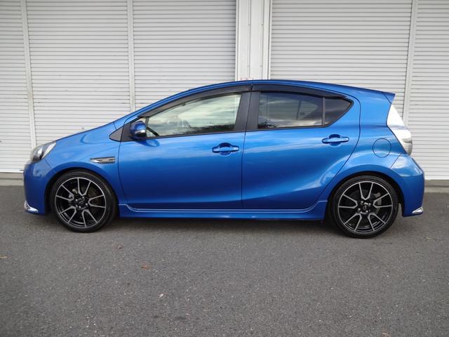 アクア G G’s 純正ナビ CD DVD フルセグ Bluetooth バックカメラ スマートキー プッシュスタート オートエアコン 電動格納ミラー LEDヘッドライト G’S専用17インチアルミ(20枚目)