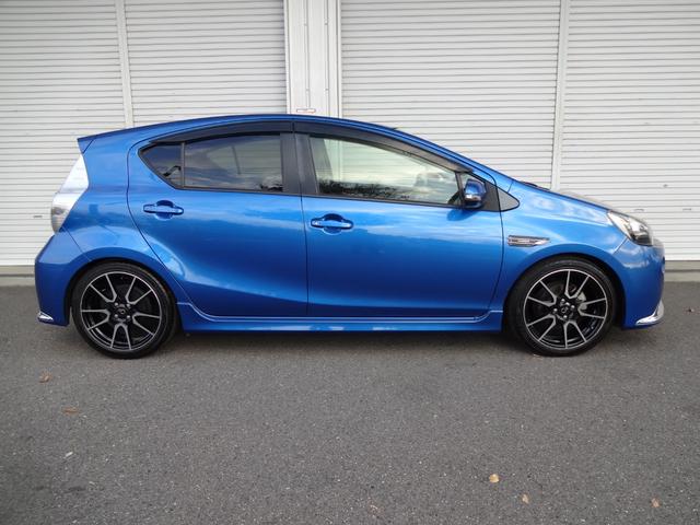 アクア G G’s 純正ナビ CD DVD フルセグ Bluetooth バックカメラ スマートキー プッシュスタート オートエアコン 電動格納ミラー LEDヘッドライト G’S専用17インチアルミ(25枚目)