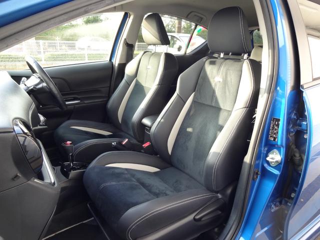 アクア G G’s 純正ナビ CD DVD フルセグ Bluetooth バックカメラ スマートキー プッシュスタート オートエアコン 電動格納ミラー LEDヘッドライト G’S専用17インチアルミ(59枚目)