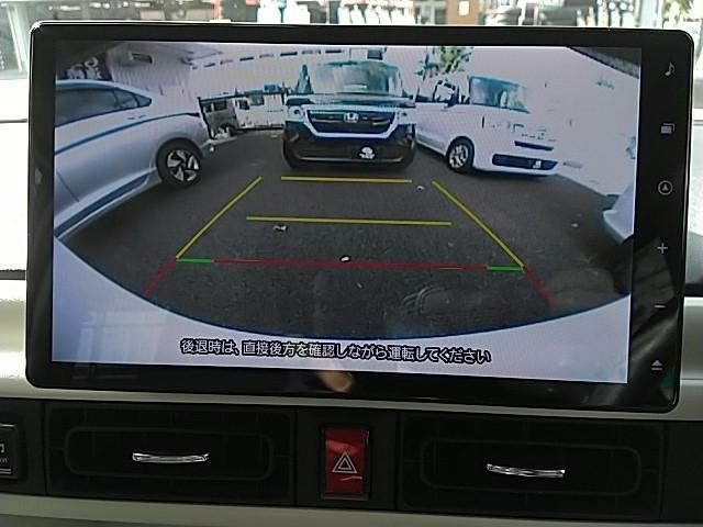 ムーヴキャンバス ストライプスＧ　両側電動スライド　キーレス　フルセグ　ナビ＆ＴＶ　アイドリングストップ　エアバッグ　オートマ　フル装備　助手席エアバッグ　衝突被害軽減システム　バックカメラ　スマートキー　横滑り防止機能（23枚目）