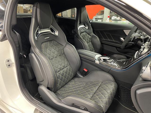 Ｃ６３　Ｓクーペ　エディション１　左ハンドル　純正ＨＤＤナビ　フルセグＴＶ　バックカメラ　Ｂｕｒｍｅｓｔｅｒオーディオ　レーダークルーズコントロール　ブラインドスポットモニター　レーンキープアシスト　衝突軽減ブレーキ(41枚目)