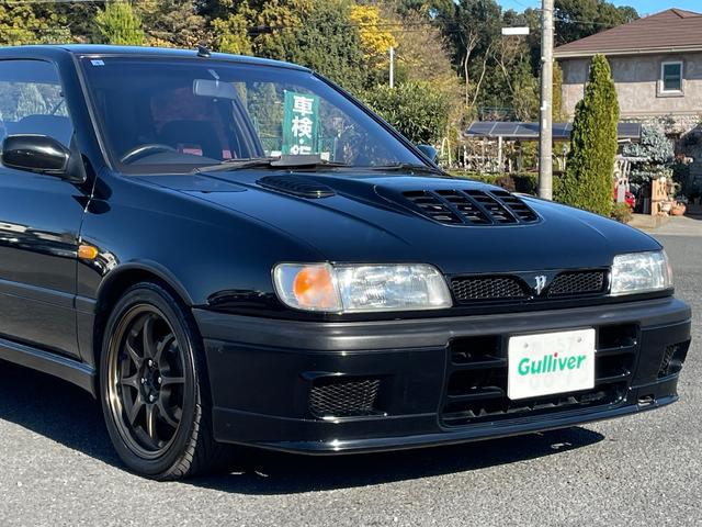 パルサー ＧＴＩ－Ｒ　柿本マフラー　レイズＣＥ２８Ｎ１６インチＡＷ　Ｋ＆Ｎエアクリ　ＮＩＳＭＯフロントタワーバー　ＨＫＳターボタイマー　前席シートヒーター　ナルディステアリング　ＬＥＤヘッドライト（4枚目）