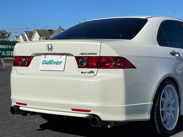 アコード ユーロＲ　◇純正レカロシート◇フジツボマフラー◇ＷＯＲＫ１８インチＡＷ◇車高調◇ＨＩＤヘッドライト◇ＬＥＤフォグライト◇保証書◇取扱説明書◇Ｒ２．４．６年点検記録簿有（19枚目）