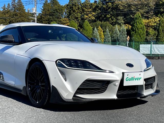 スープラ ＲＺ　マットホワイトエディション　◇５０台限定車◇ワンオーナー◇フルプロテクションフィルム施工車両◇ＧＲカーボンフルエアロ◇ＧＲ鍛造１９ＡＷ◇ＧＲスポーツマフラー◇ＧＲパフォーマンスダンパー◇ベージュレザーシート◇ＬＥＤヘッドライト（4枚目）