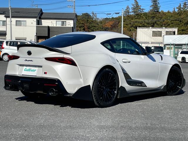 スープラ ＲＺ　マットホワイトエディション　◇５０台限定車◇ワンオーナー◇フルプロテクションフィルム施工車両◇ＧＲカーボンフルエアロ◇ＧＲ鍛造１９ＡＷ◇ＧＲスポーツマフラー◇ＧＲパフォーマンスダンパー◇ベージュレザーシート◇ＬＥＤヘッドライト（18枚目）