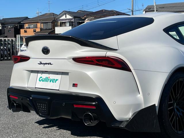 スープラ ＲＺ　マットホワイトエディション　◇５０台限定車◇ワンオーナー◇フルプロテクションフィルム施工車両◇ＧＲカーボンフルエアロ◇ＧＲ鍛造１９ＡＷ◇ＧＲスポーツマフラー◇ＧＲパフォーマンスダンパー◇ベージュレザーシート◇ＬＥＤヘッドライト（19枚目）