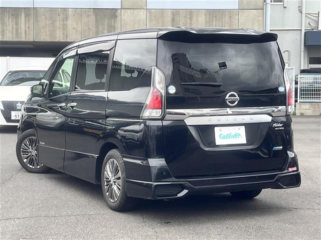 セレナ ライダー プロパイロット E 純正9インチナビ フリップダウンモニター フルセグTV DVD再生 Bluetooth バックカメラ ETC 両側パワスラ ACC アイドリングストップ コーナーセンサー スマートキー 純正16AW(43枚目)