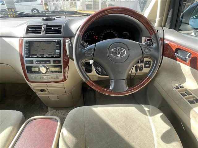 イプサム 240u Gセレクション 純正ナビ バックカメラ リアコーナーセンサー 純正フロアマット(14枚目)