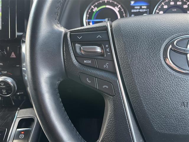 アルファードハイブリッド ＳＲ　サイドリフトアップ　純正９型ナビ　ＪＢＬサウンド　後席モニター　ＤＶＤ再生　フルセグ　ＢＴ　黒レザーシート　バックカメラ　ＥＴＣ２．０　両側パワースライド　前後ドラレコ　クルーズコントロール　　助手席／２列目オットマン（10枚目）