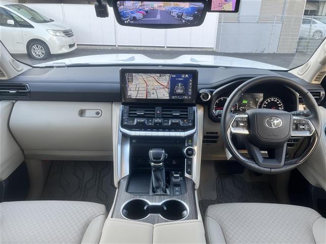 ランドクルーザー ＺＸ　ワンオーナー　モデリスタエアロ　サンルーフ　ＪＢＬ　ベージュ革　純１２．３型ナビ　フルセグ　ＤＶＤ再生　全方位　後席モニタ　ドラレコ　ＥＴＣ　ＴＳＳ　ＢＳＭ　ＨＵＤ　パワーバックドア　純２０ＡＷ（42枚目）