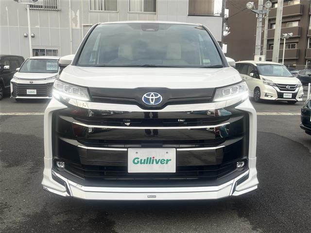 ノア ハイブリッドS-Z モデリスタ 後席モニター 純正10型SDナビ フルセグ DVD再生 Bluetooth 両パワスラ バックカメラ ETC 前後ドラレコ ACC HUD シートヒーター パワーバックドア 純正17AW(35枚目)