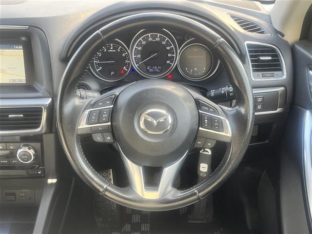 CX-5 25S Lパッケージ 純正SDナビ 地デジ Bluetooth DVD再生 バックカメラ ETC ACC BSM レーンアシスト レザーシート Sヒーター 電動パーキングブレーキ スマートキー LEDライト 純正17AW(8枚目)