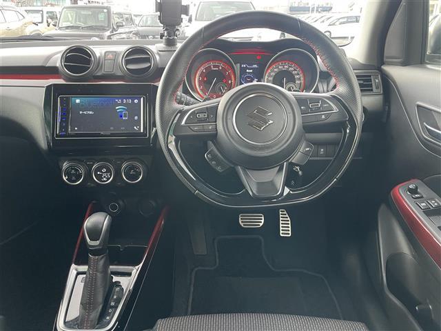 スイフトスポーツ ベースグレード 純正ディスプレイオーディオ Bluetooth接続 ACC 衝突軽減ブレーキ レーンキープアシスト BSM 後方コーナーセンサー シートヒーター スマートキー 純正LEDヘッドライト 純正17AW(15枚目)