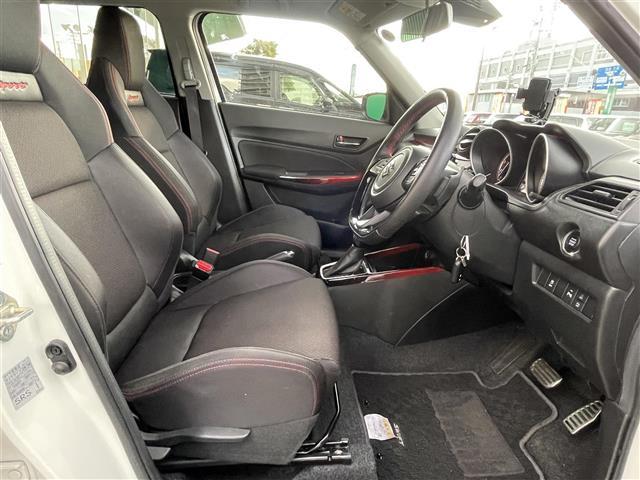 スイフトスポーツ ベースグレード 純正ディスプレイオーディオ Bluetooth接続 ACC 衝突軽減ブレーキ レーンキープアシスト BSM 後方コーナーセンサー シートヒーター スマートキー 純正LEDヘッドライト 純正17AW(17枚目)