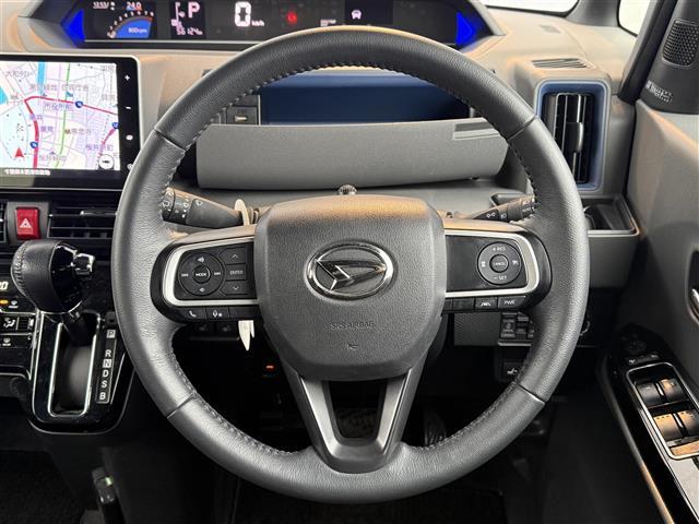 タント カスタムＲＳセレクション　衝突軽減ブレーキ　両側パワースライドドア　ターボ　純正９インチナビ　フルセグＴＶ　Ｂｌｕｅｔｏｏｔｈ　バックカメラ　ＥＴＣ　ハーフレザーシート　シートヒーター　純正１５インチアルミホイール（6枚目）