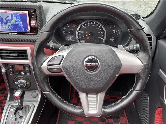コペン セロ S momoステアリング ステアリングスイッチ MTモード 社外7インチナビ AAC レカロシート リアトランクイージークローザー 純正アルミ 前後コーナーセンサー LEDヘッドライト(4枚目)