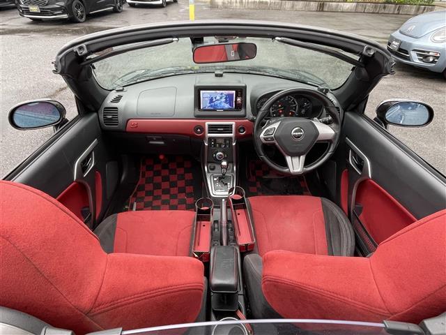 コペン セロ S momoステアリング ステアリングスイッチ MTモード 社外7インチナビ AAC レカロシート リアトランクイージークローザー 純正アルミ 前後コーナーセンサー LEDヘッドライト(42枚目)