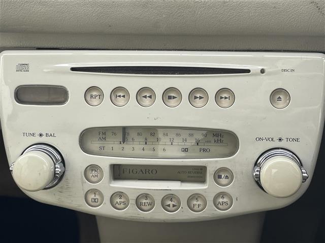 フィガロ ベースグレード フルオープントップ ターボ ハロゲン 本革シート AC パワーステアリング パワーウィンドウ CD(2枚目)