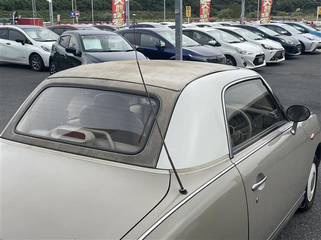 フィガロ ベースグレード フルオープントップ ターボ ハロゲン 本革シート AC パワーステアリング パワーウィンドウ CD(29枚目)