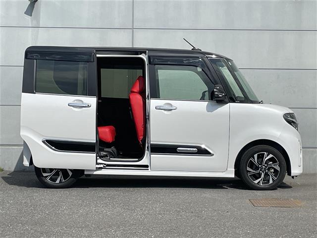 タント カスタムX 禁煙車 社外7インチナビ DVD再生機能 Bluetooth フルセグ バックカメラ ステアリングスイッチ スマートアシスト 両側パワースライドドア フォグランプ コーナーセンサー(35枚目)
