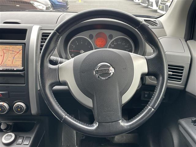 エクストレイル 25X 社外ナビ ETC ハロゲンヘッドライト オートライト 純正フロアマット ルーフレール(6枚目)