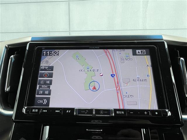 ヴェルファイア 2.5Z 衝突軽減/レーンキープ/レーダークルコン/前後ソナー アルパイン9インチナビ/フリップダウンモニター バックカメラ ETC 両側パワースライドドア 100V電源 LEDヘッドライト/オート フォグ(2枚目)