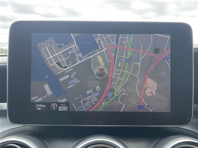 Cクラス C200アバンギャルド AMGライン レザーエクスクルーシブPKG 前後ソナー/BSM 純正ナビ バックカメラ ヘッドアップディスプレイ ETC パドルシフト レザーシート パワーシート シートヒーター LEDヘッドライト フォグライト(2枚目)