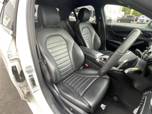 Cクラス C200アバンギャルド AMGライン レザーエクスクルーシブPKG 前後ソナー/BSM 純正ナビ バックカメラ ヘッドアップディスプレイ ETC パドルシフト レザーシート パワーシート シートヒーター LEDヘッドライト フォグライト(23枚目)