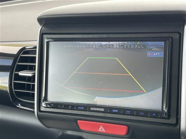 Ｎ－ＢＯＸカスタム Ｇ・Ｌパッケージ　社外ナビ　バックカメラ　ＥＴＣ　ステアリングスイッチ　パワースライドドア　ＨＩＤヘッドライト　オートライト　スマートキー　プッシュスタート　フロアマット　純正１４インチＡＷ（3枚目）