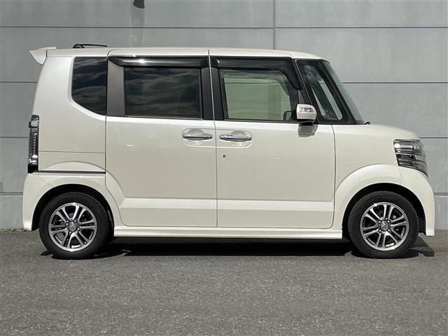 Ｎ－ＢＯＸカスタム Ｇ・Ｌパッケージ　社外ナビ　バックカメラ　ＥＴＣ　ステアリングスイッチ　パワースライドドア　ＨＩＤヘッドライト　オートライト　スマートキー　プッシュスタート　フロアマット　純正１４インチＡＷ（34枚目）