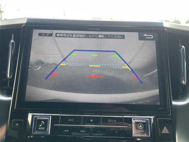 ヴェルファイア 2.5Z Aエディション ゴールデンアイズ 11インチアルパインナビ フリップダウンモニター バックカメラ ETC 両側パワースライドドア ハーフレザーシート LEDヘッドライト オートライト フォグライト 純正フロアマット 純正18インチAW(3枚目)