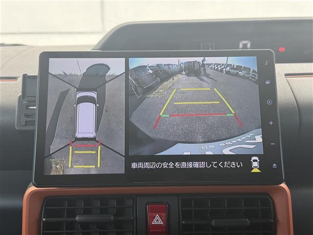タント ファンクロスターボ　スマートアシスト／前後ソナー　１０インチ純正ナビ　全方位カメラ　ステアリングスイッチ　ＥＴＣ　両側パワスラ　シートヒーター　ルーフレール　ＬＥＤヘッドライト　オートライト　フォグライト　スマートキー（3枚目）