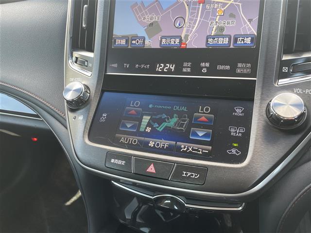 クラウン アスリートS 純正ナビ フルセグTV CD/DVD/Bluetooth バックカメラ ETC ステアリングスイッチ レーダークルーズコントロール 純正LEDヘッドライト オートライト フォグランプ 純AW 純マット(13枚目)