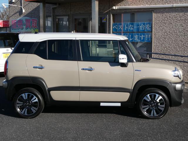 クロスビー ハイブリッドＭＺ　１．０Ｌターボ４ＷＤ　全方位カメラ　２トーンルーフ　ＬＥＤヘッド＆フォグ　ソナ－　アダプティブクルコン　レ－ンキ－プ　踏み間違い防止　フルフラット　シ－トヒ－ター　Ｍハイブリッド　前後横ウォークスルー（65枚目）