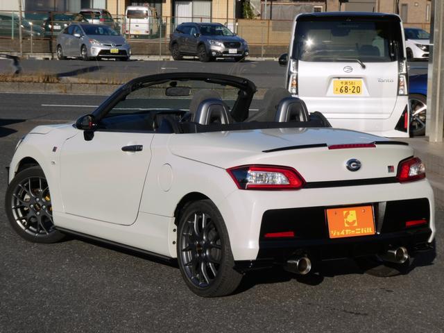 コペン GR スポーツ 5MT GRフルエアロ COPEN×HKSスポーツマフラー スリットローター パワードライブ トランクバー 専用レカロ&BBS16アルミ 純正ナビ 地デジ BT ETC シートヒータ スマキー 禁煙車(10枚目)