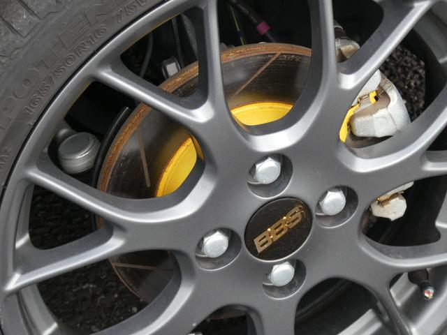 コペン GR スポーツ 5MT GRフルエアロ COPEN×HKSスポーツマフラー スリットローター パワードライブ トランクバー 専用レカロ&BBS16アルミ 純正ナビ 地デジ BT ETC シートヒータ スマキー 禁煙車(13枚目)