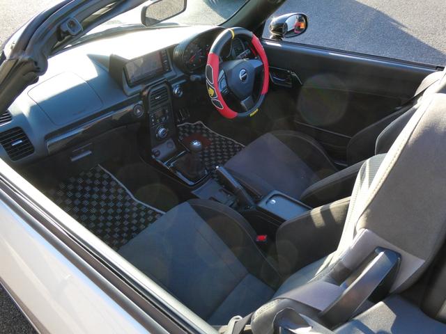 コペン GR スポーツ 5MT GRフルエアロ COPEN×HKSスポーツマフラー スリットローター パワードライブ トランクバー 専用レカロ&BBS16アルミ 純正ナビ 地デジ BT ETC シートヒータ スマキー 禁煙車(18枚目)