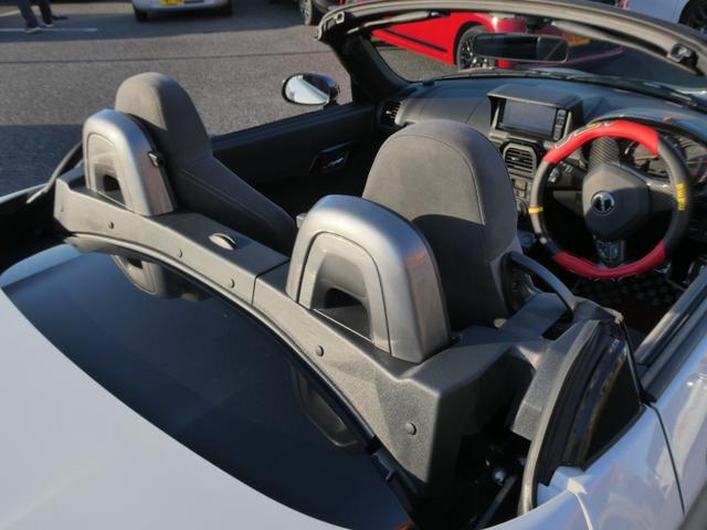 コペン GR スポーツ 5MT GRフルエアロ COPEN×HKSスポーツマフラー スリットローター パワードライブ トランクバー 専用レカロ&BBS16アルミ 純正ナビ 地デジ BT ETC シートヒータ スマキー 禁煙車(35枚目)