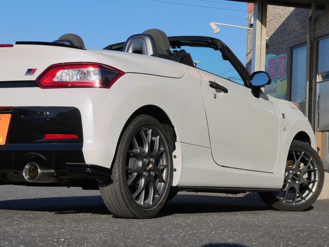 コペン GR スポーツ 5MT GRフルエアロ COPEN×HKSスポーツマフラー スリットローター パワードライブ トランクバー 専用レカロ&BBS16アルミ 純正ナビ 地デジ BT ETC シートヒータ スマキー 禁煙車(55枚目)