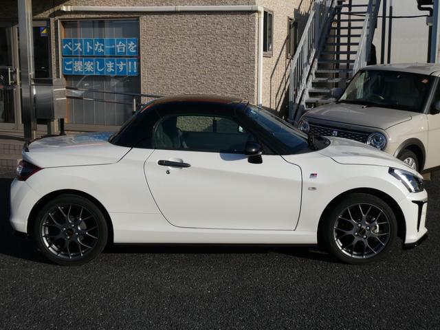 コペン GR スポーツ 5MT GRフルエアロ COPEN×HKSスポーツマフラー スリットローター パワードライブ トランクバー 専用レカロ&BBS16アルミ 純正ナビ 地デジ BT ETC シートヒータ スマキー 禁煙車(58枚目)