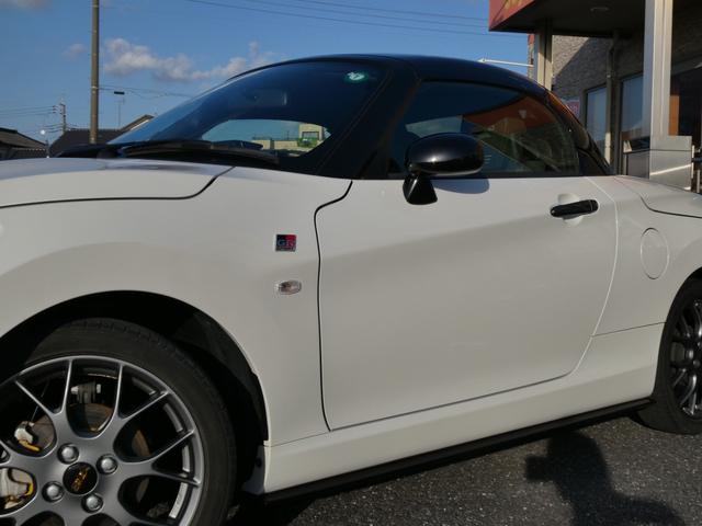 コペン GR スポーツ 5MT GRフルエアロ COPEN×HKSスポーツマフラー スリットローター パワードライブ トランクバー 専用レカロ&BBS16アルミ 純正ナビ 地デジ BT ETC シートヒータ スマキー 禁煙車(68枚目)